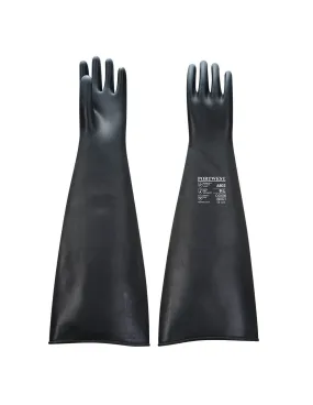 Gant Caooutchouc Latex Lourd 60 cm couleur : Noir taille XL - PORTWEST - - A803BKRXLPORTWEST